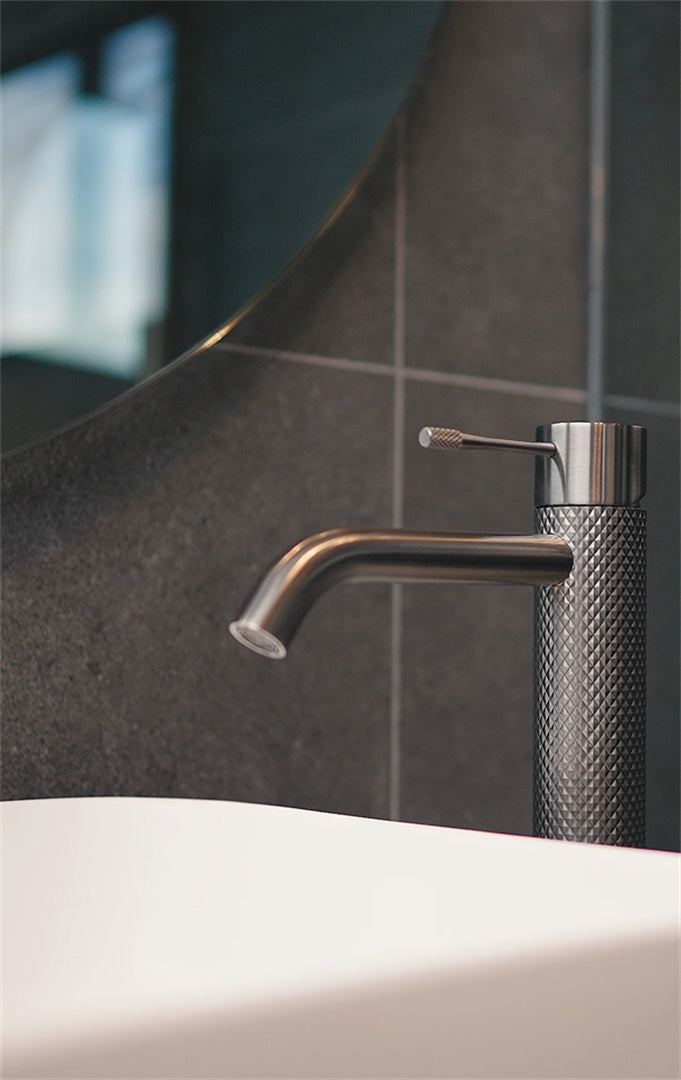 Opal Tall Basin Mixer Graphite