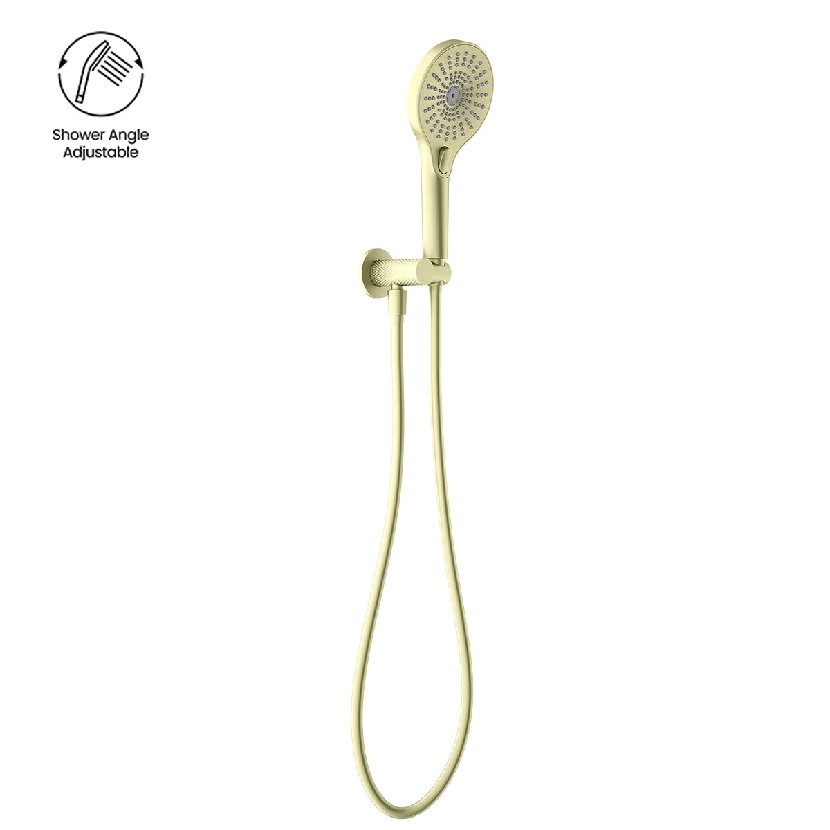 Opal Shower On Bracket Brushed Gold NR251905cBG