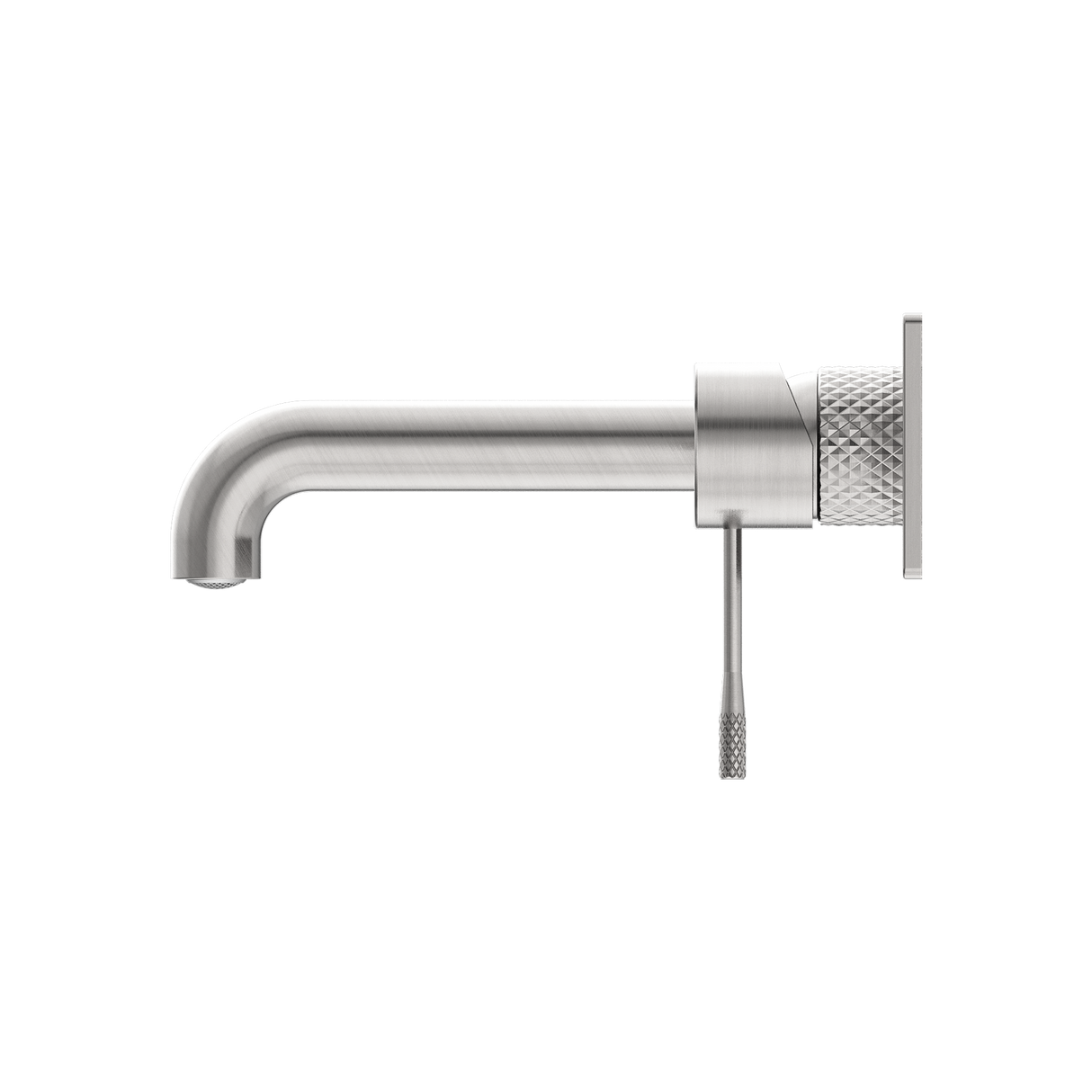 Opal Wall Basin/Bath Mixer 230mm Brushed Nickel