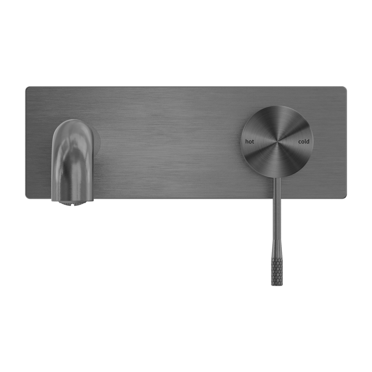 Opal Wall Basin/Bath Mixer 160mm Graphite