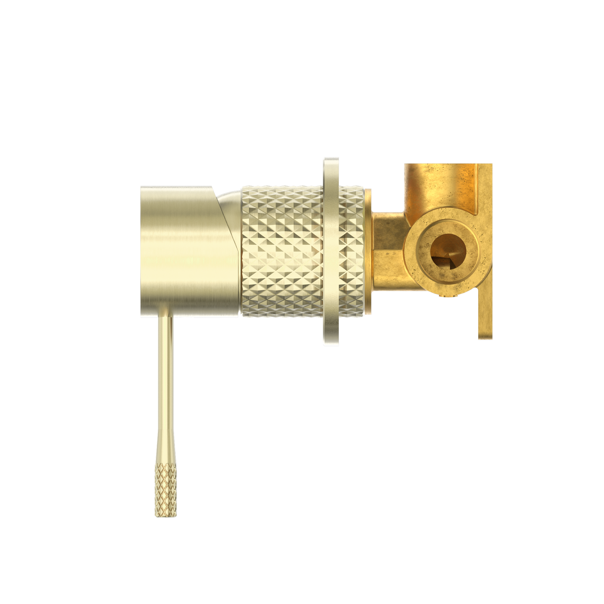 Opal Shower Mixer 60mm Plate Brushed Gold