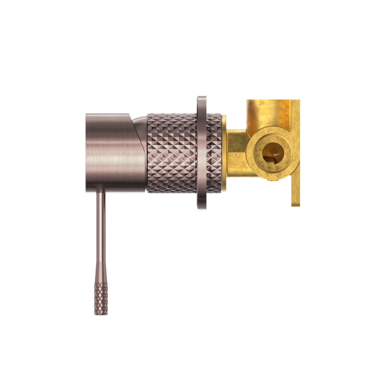 Opal Shower Mixer 60mm Plate Brushed Bronze