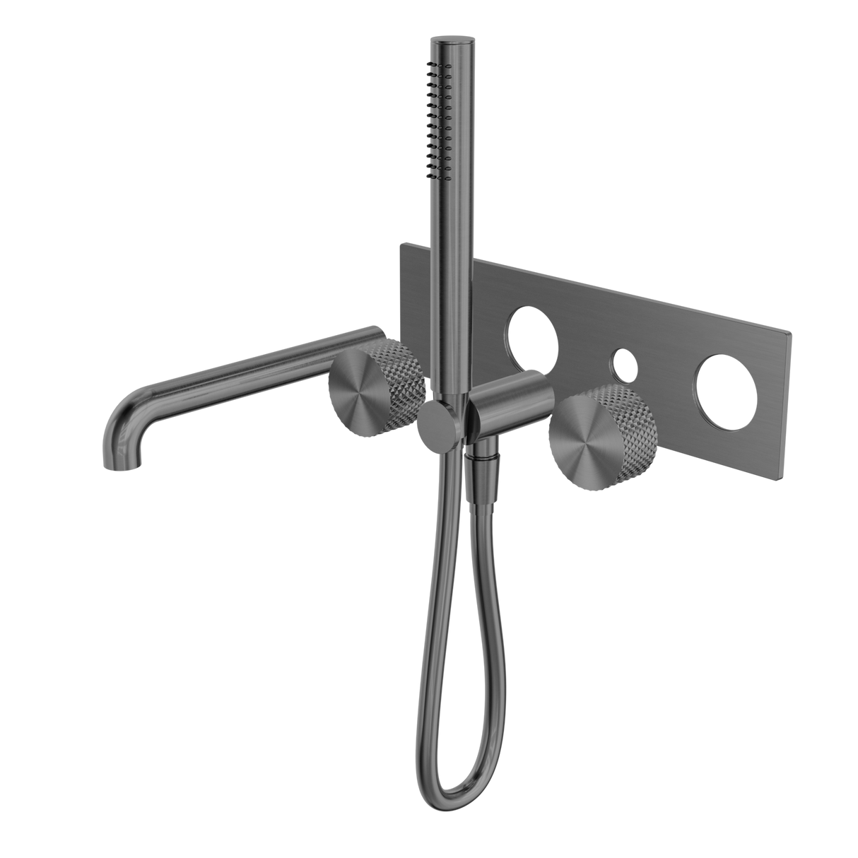 Opal Progressive Shower System With Spout 230mm Trim Kits Only Graphite