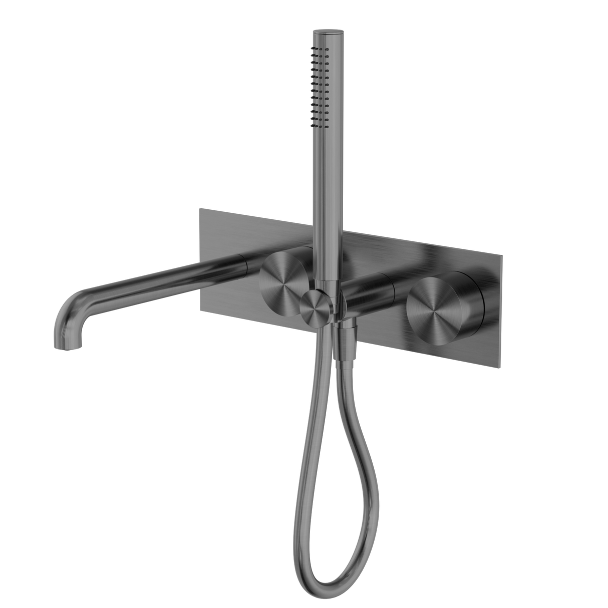 Kara Progressive Shower System With Spout 250mm Gun Metal