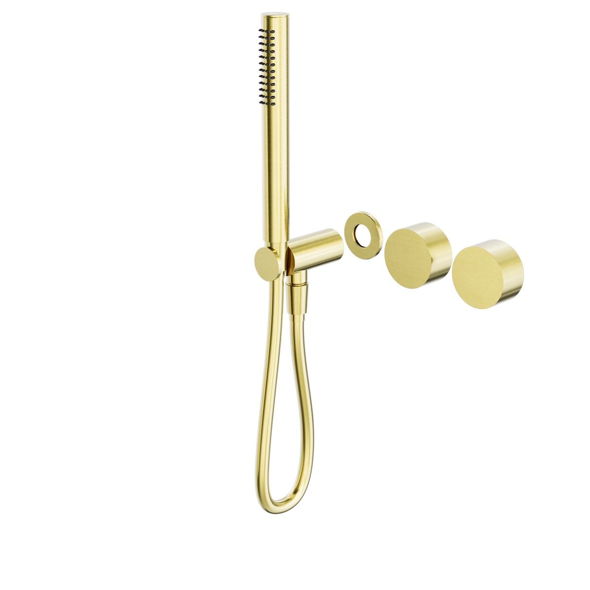 Kara Progressive Shower System Separate Plate Trim Kits Only Brushed Gold