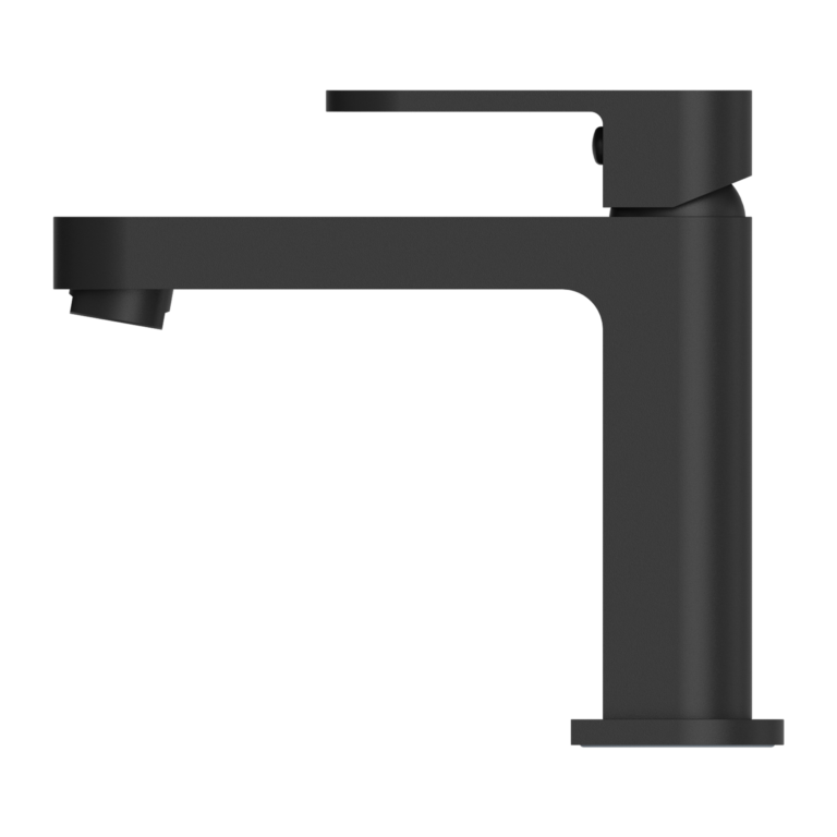 Ecco Short Basin Mixer Matte Black