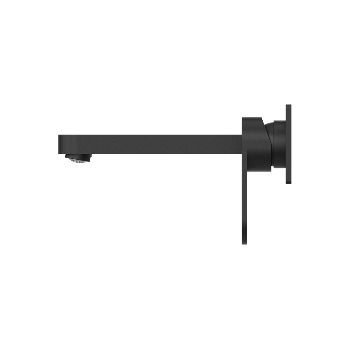 Ecco Wall Basin Mixer Matte Black