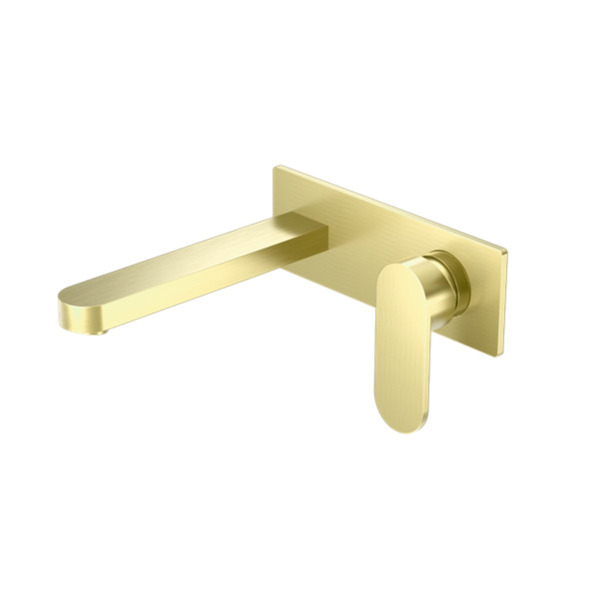Ecco Wall Basin/Bath Mixer Brushed Gold