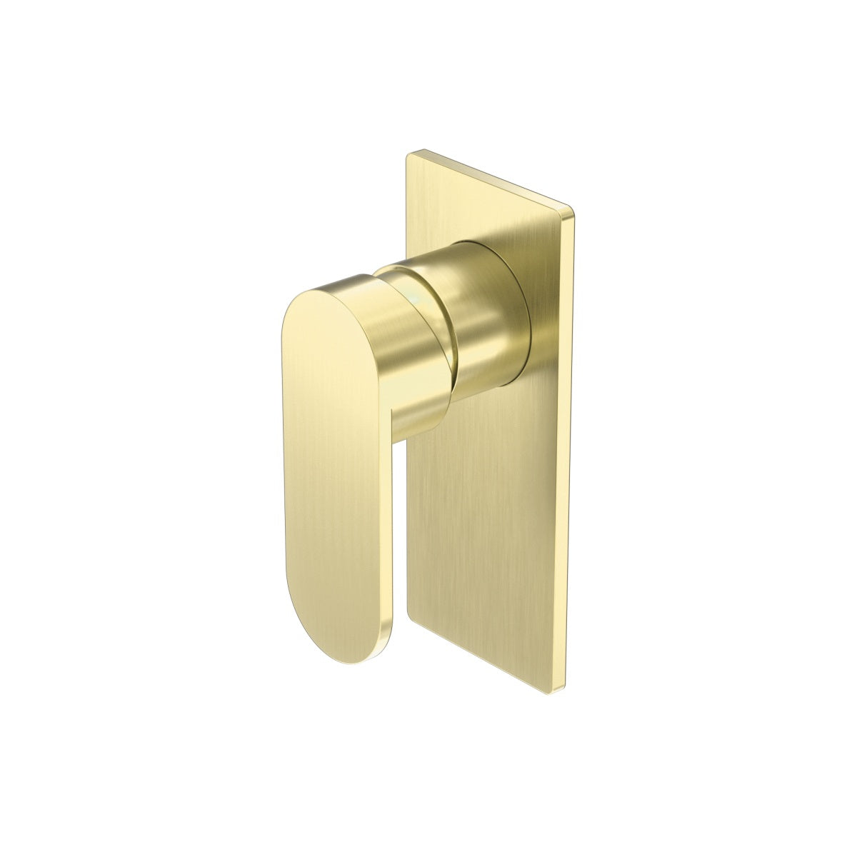Ecco Wall Basin/Bath Mixer Separate Back Plate Brushed Gold