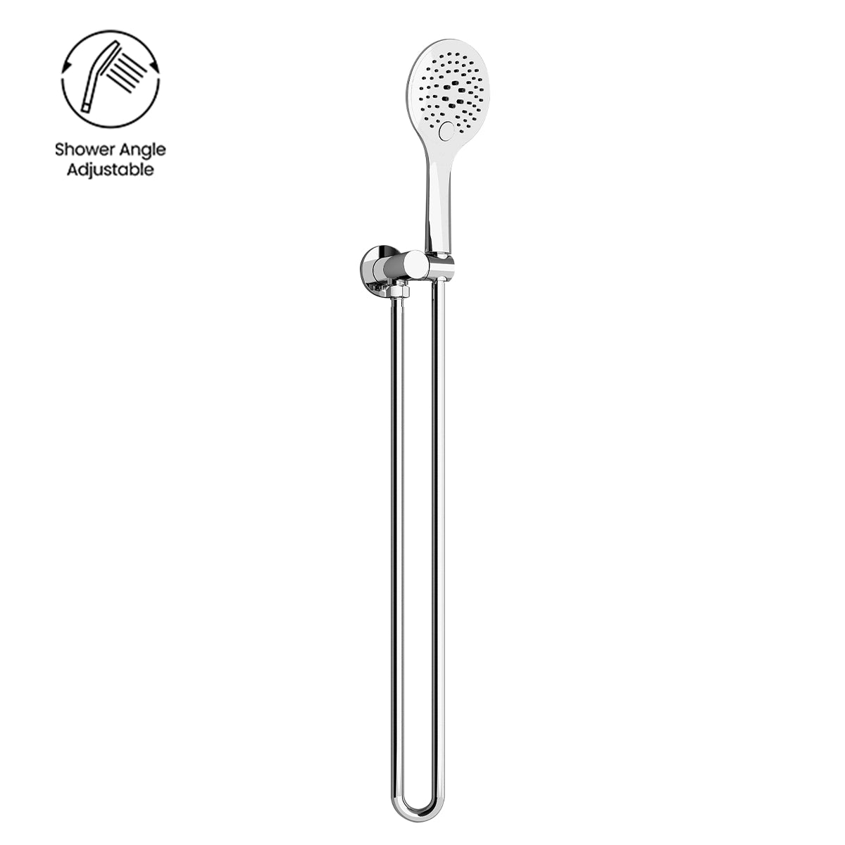 Rain 3 Function Shower On Bracket Chrome