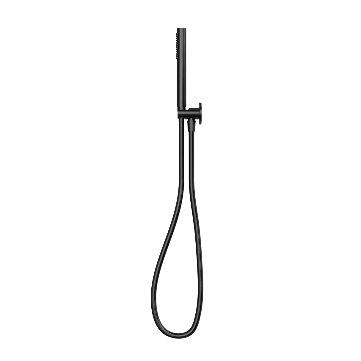 Slim Shower On Bracket Matte Black