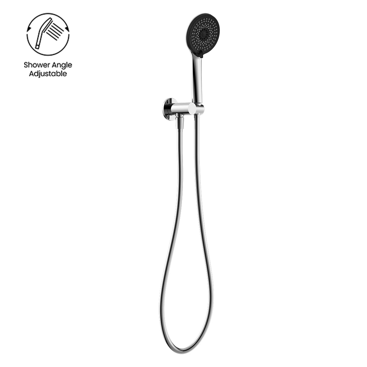 Project Round Shower On Bracket 4 Star Rating Chrome