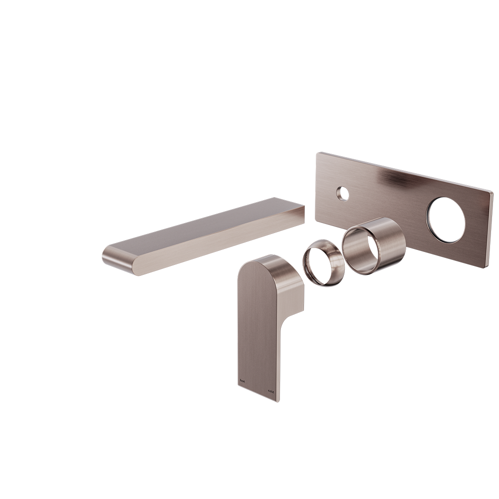 Bianca Wall Basin/Bath Mixer 187mm Trim Kits Only Brushed Bronze