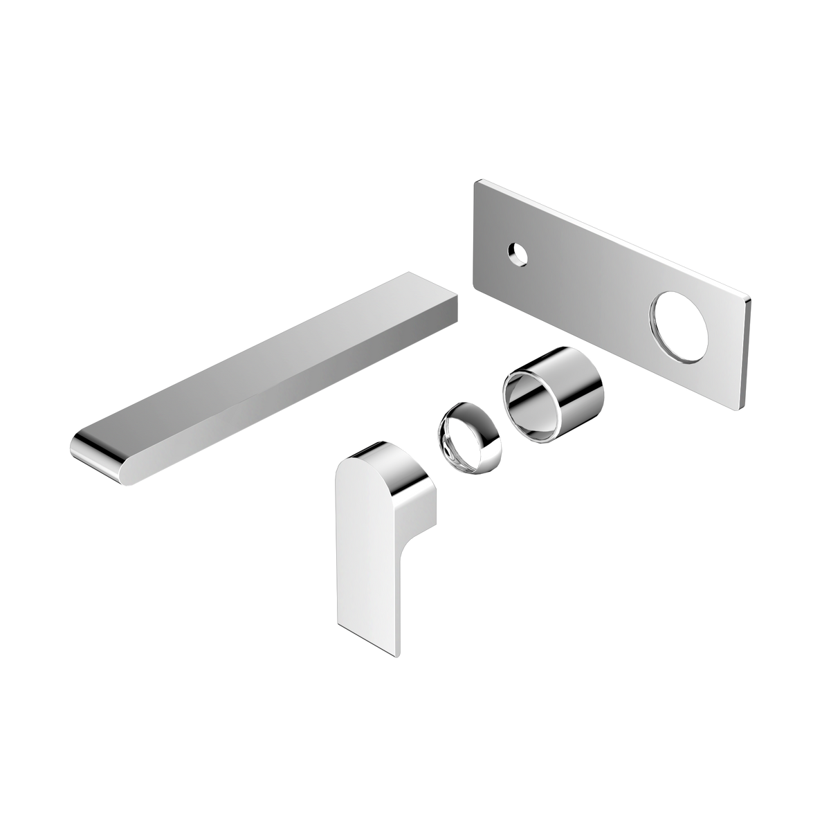 Bianca Wall Basin/Bath Mixer 230mm Trim Kits Only Chrome