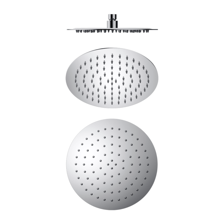 250mm Round Stainless Steel Shower Head 4 Star Rating Chrome