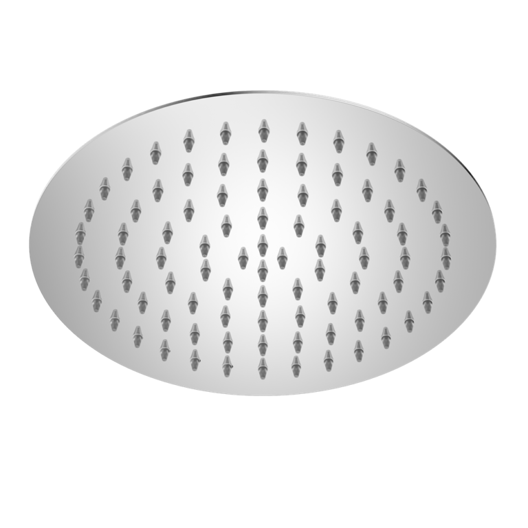 250mm Round Stainless Steel Shower Head 4 Star Rating Chrome