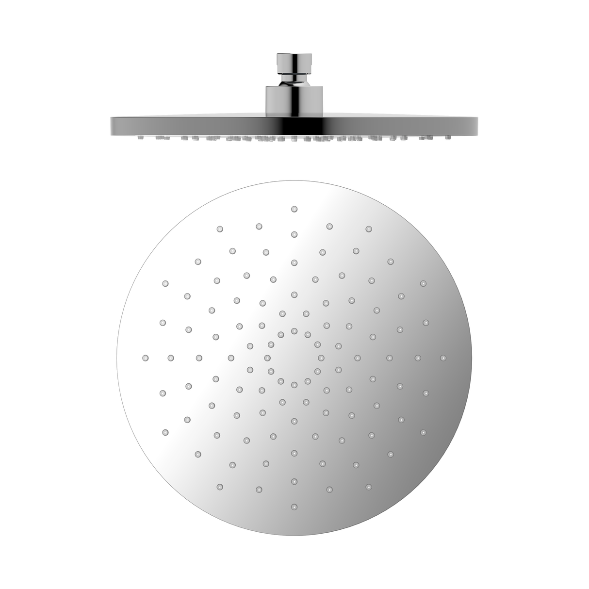 250mm Abs Round Shower Head Chrome