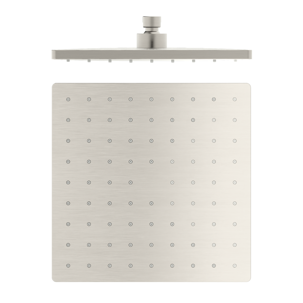 250mm Abs Square Shower Head Brushed Nickel