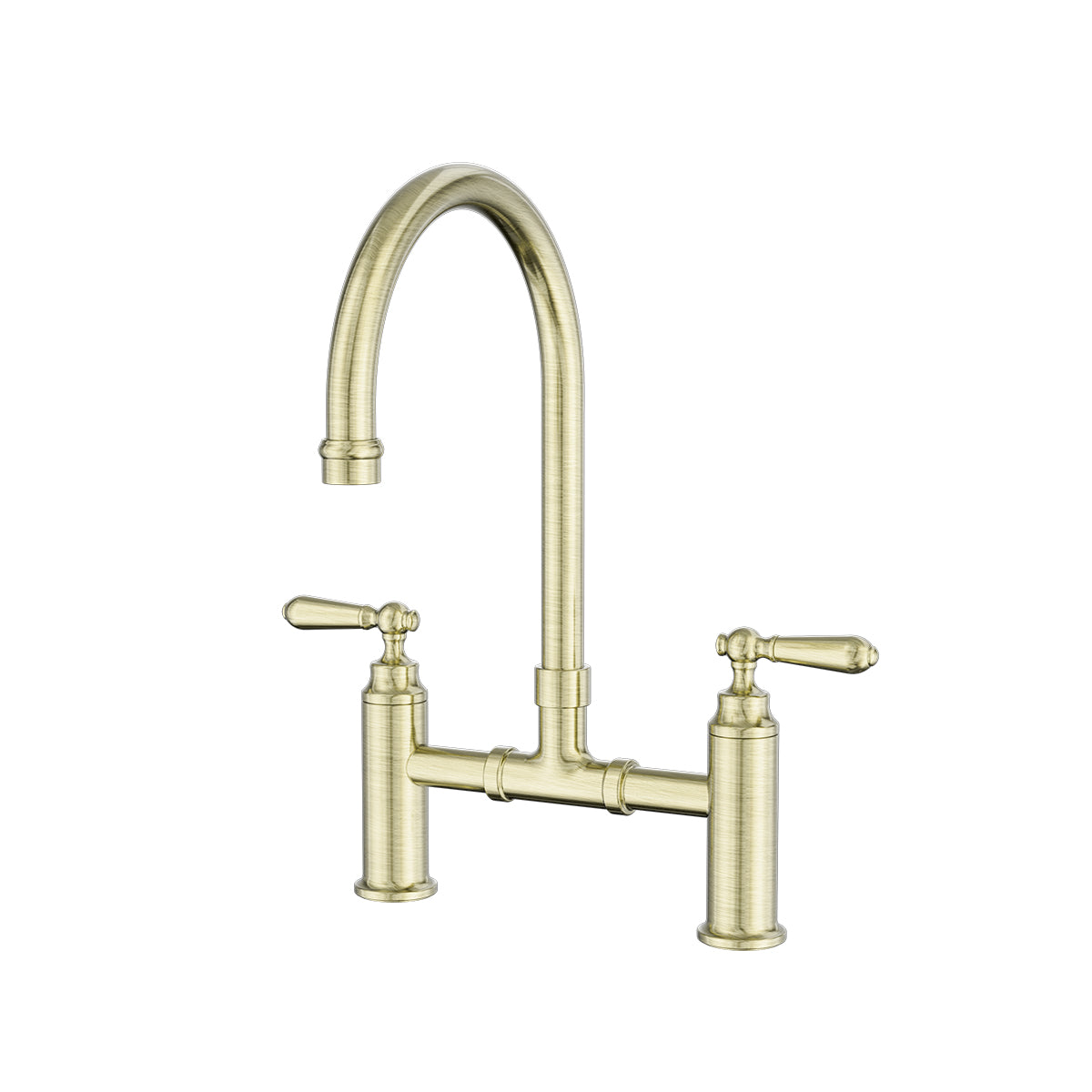 York Bridge Kitchen Set Aged Brass