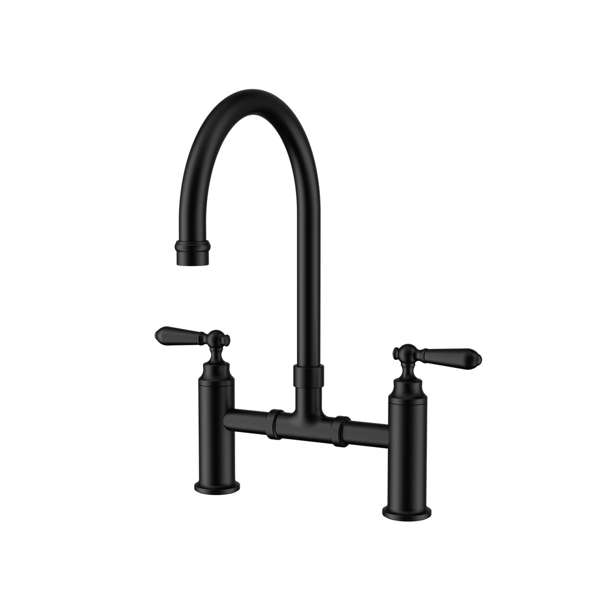 York Bridge Kitchen Set Matte Black