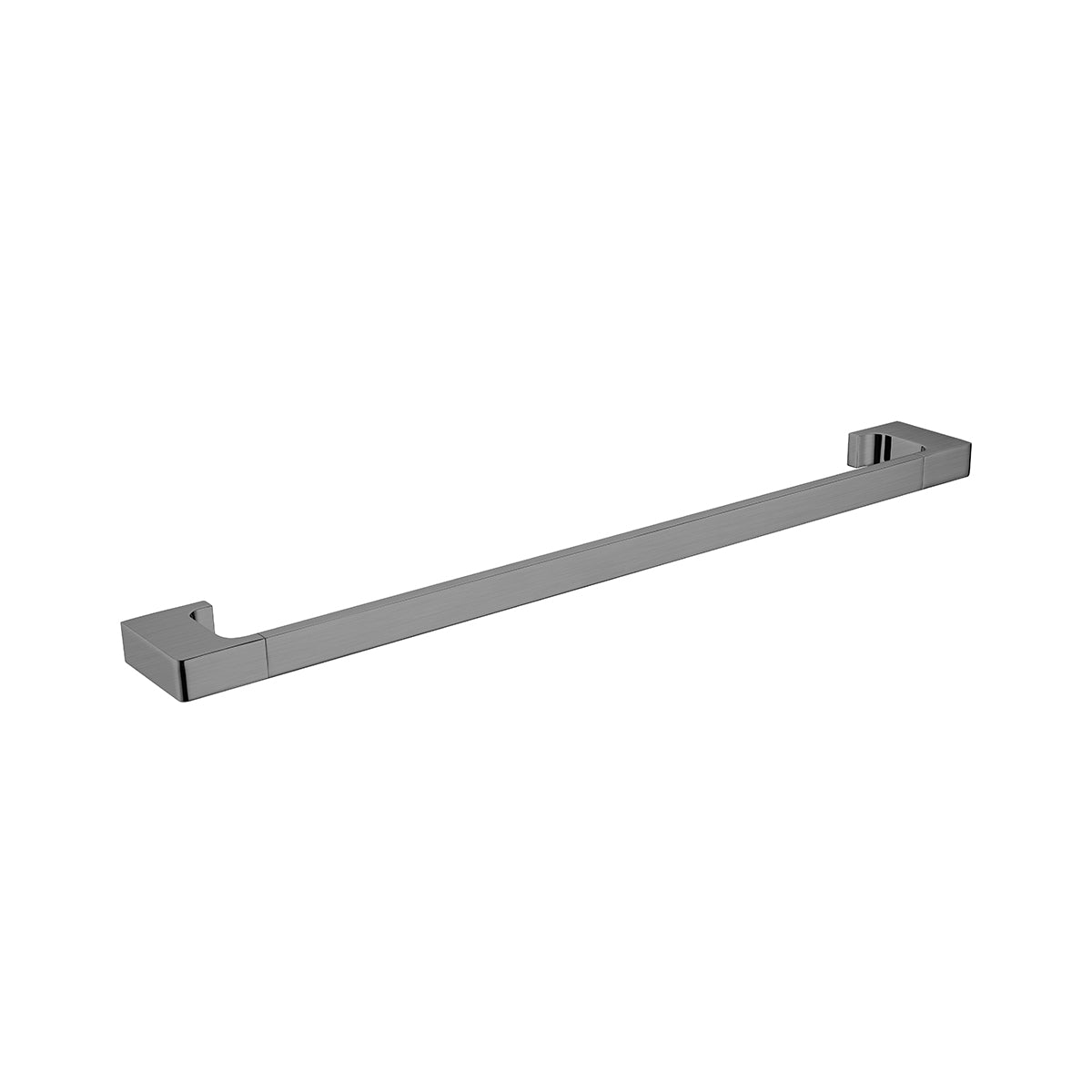 PEARL SINGLE TOWEL RAIL 600MM GUN METAL