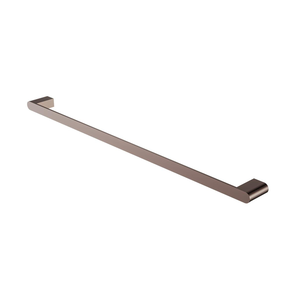Bianca Single Towel Rail 800mm Brushed Bronze