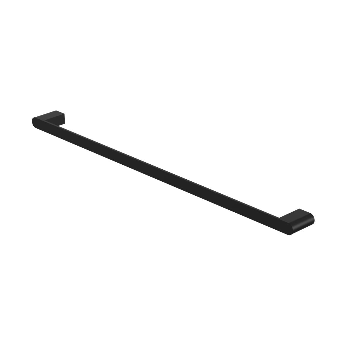 Bianca Single Towel Rail 800mm Matte Black