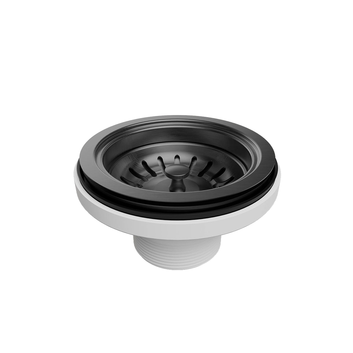 Kitchen Sink Basket Waste Gun Metal