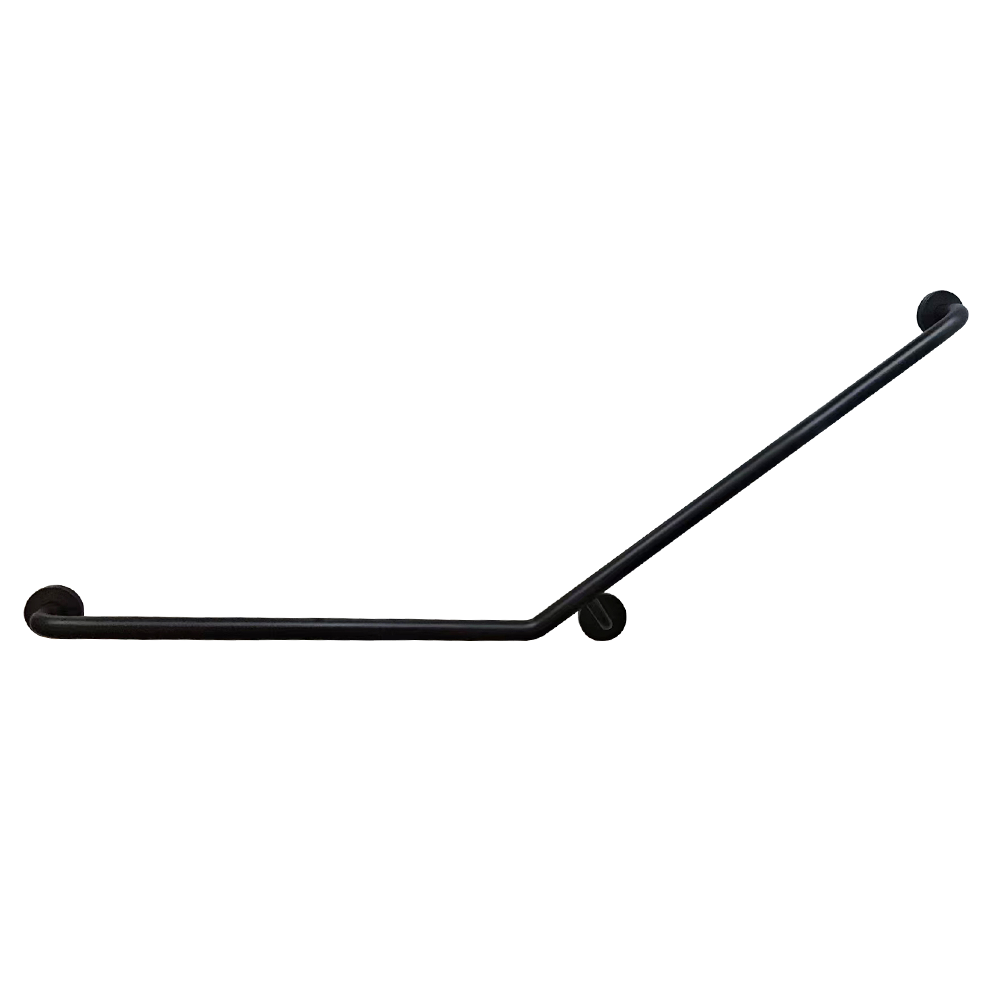 CLASSIC CARE SS304 800 X 700 140 DEGREES RIGHT HAND MATTE BLACK