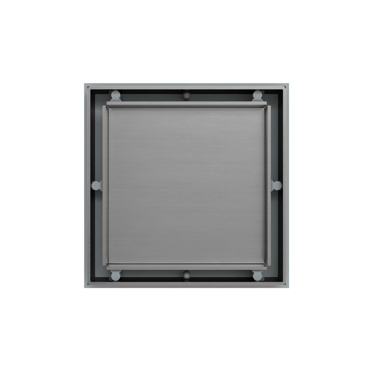 Tile Insert Floor Waste 50mm Outlet Gun Metal