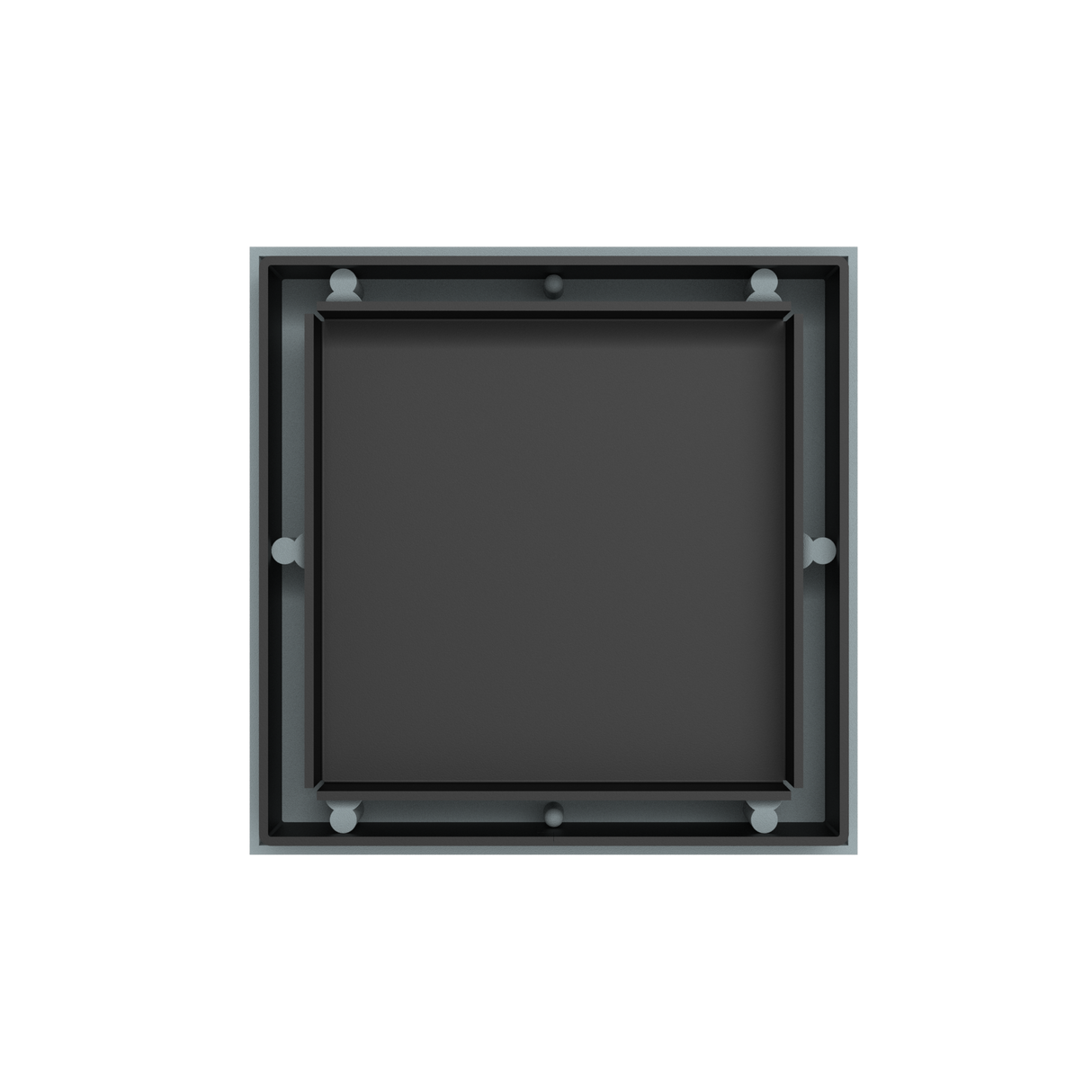 Tile Insert Floor Waste 50mm Outlet Matte Black