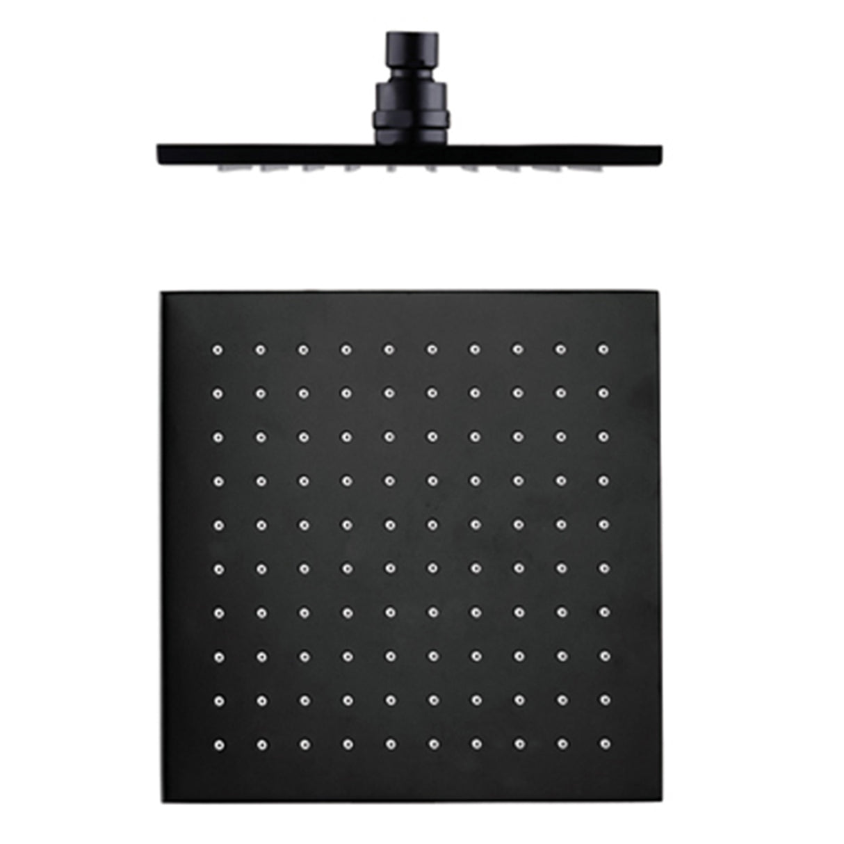 250mm Square Shower Head Matte Black