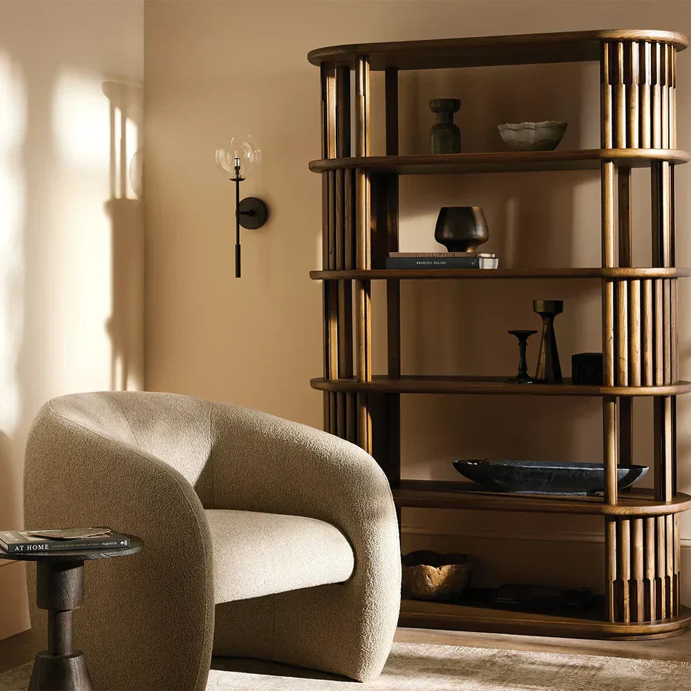 Paleta Solid Oak Wood Bookcase