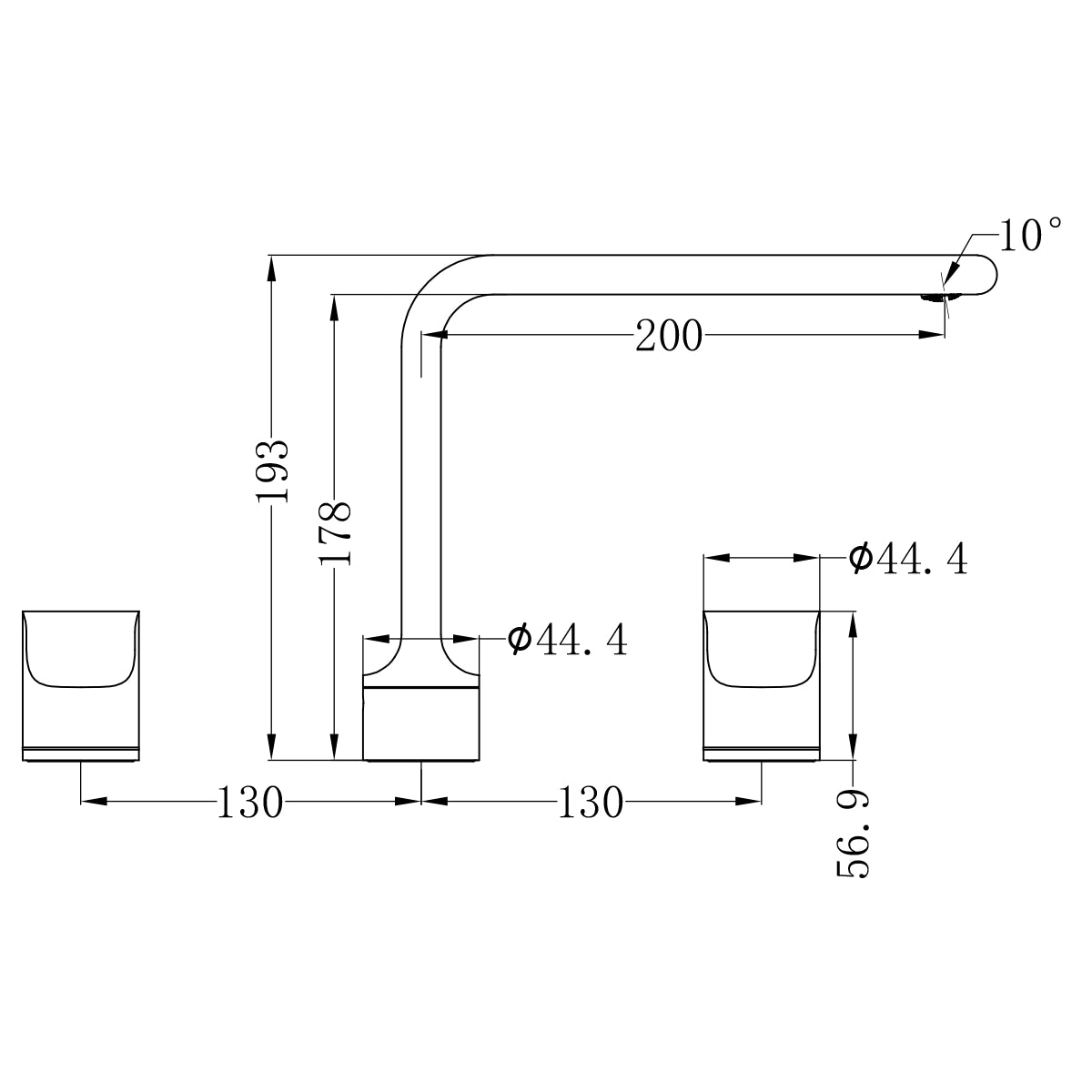 Pearl Kitchen Set Gun Metal NR201707GM