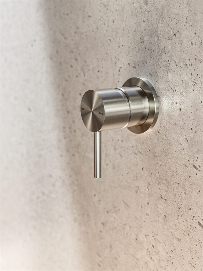 Zen Ss316l Shower Mixer Brushed Nickel
