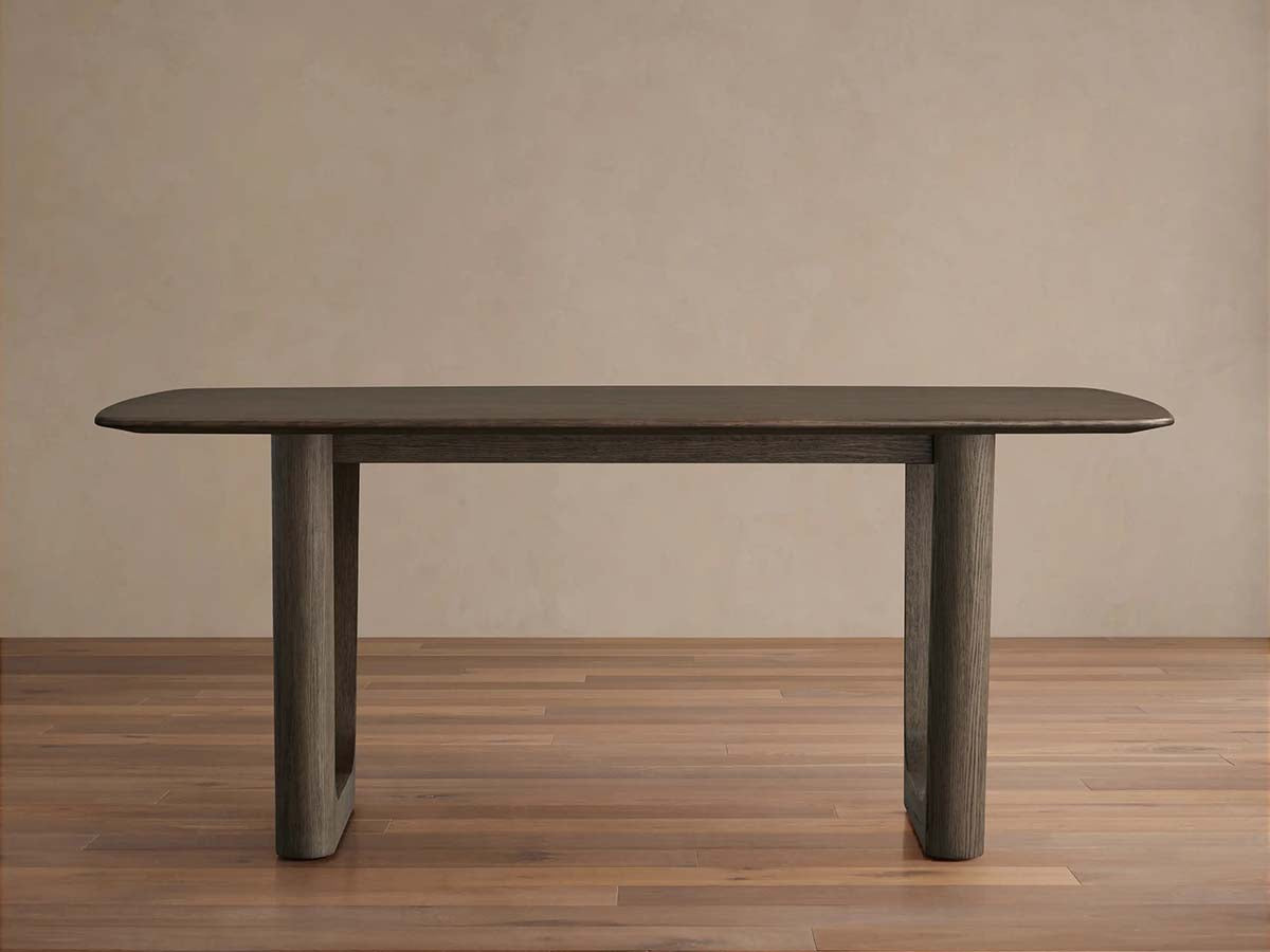 Saint Germain Wood Rectangle Dining Table With Rennes Base