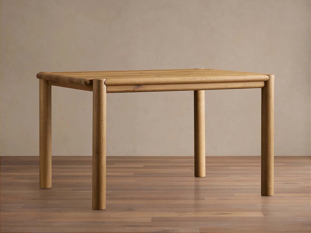 Sulina Wood Extension Dining Table Oak Drop-Leaf Design