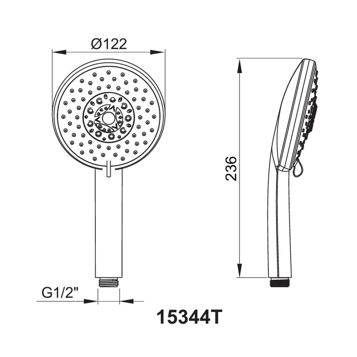Kohler Rain Duet Multi Function Hand Shower