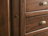 Tuscany Poplar Buffet Table Wood Sideboard Vintage 4 drawers Living Room Old World Entryways Cabinet
