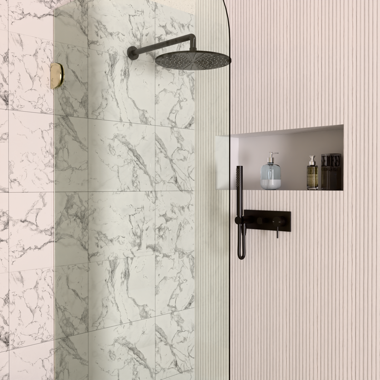 Zen Ss316l 300mm Round Shower Head Graphite