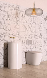 Mecca Basin/Bath Spout Only 250MM Brushed Gold