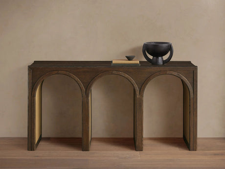Hattie Oak Entrance Console Table Country Entryway Table