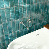 MECCA BASIN/BATH SPOUT ONLY 230MM BRUSHED NICKEL