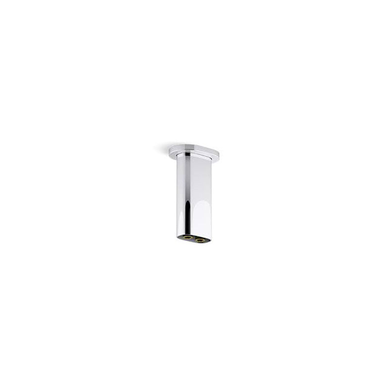 Statement Dual Function Ceiling Mount Rainhead Arm  127mm  Polished Chrome 26325T-CP