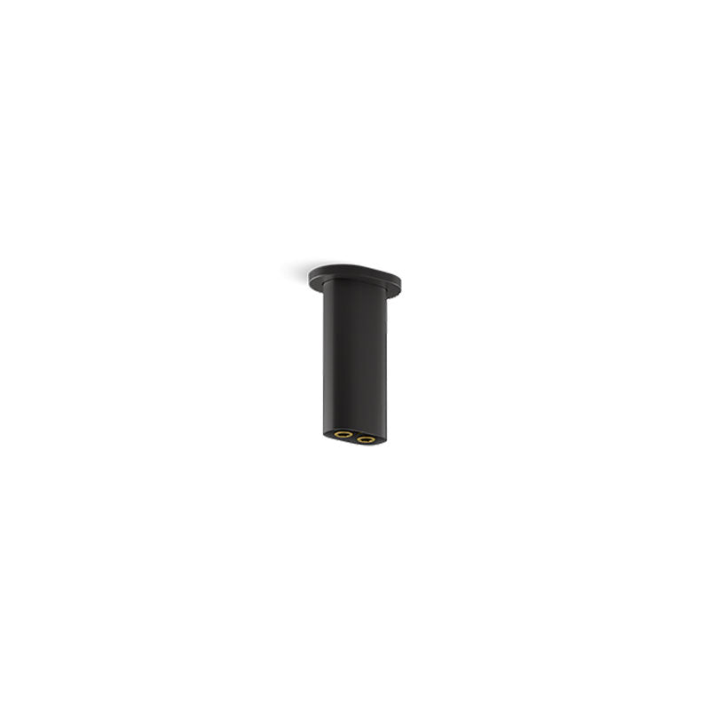 Statement Dual Function Ceiling Mount Rainhead Arm  127mm  Matte Black 26325T-BL