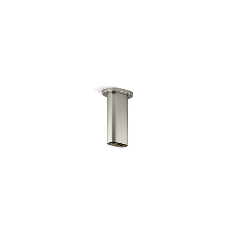 Statement Dual Function Ceiling Mount Rainhead Arm  127mm  Brushed Nickel 26325T-BN