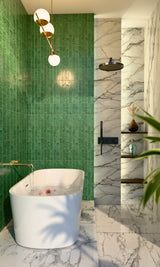 Kara Progressive Wall Basin/Bath Set 185mm Brushed Gold