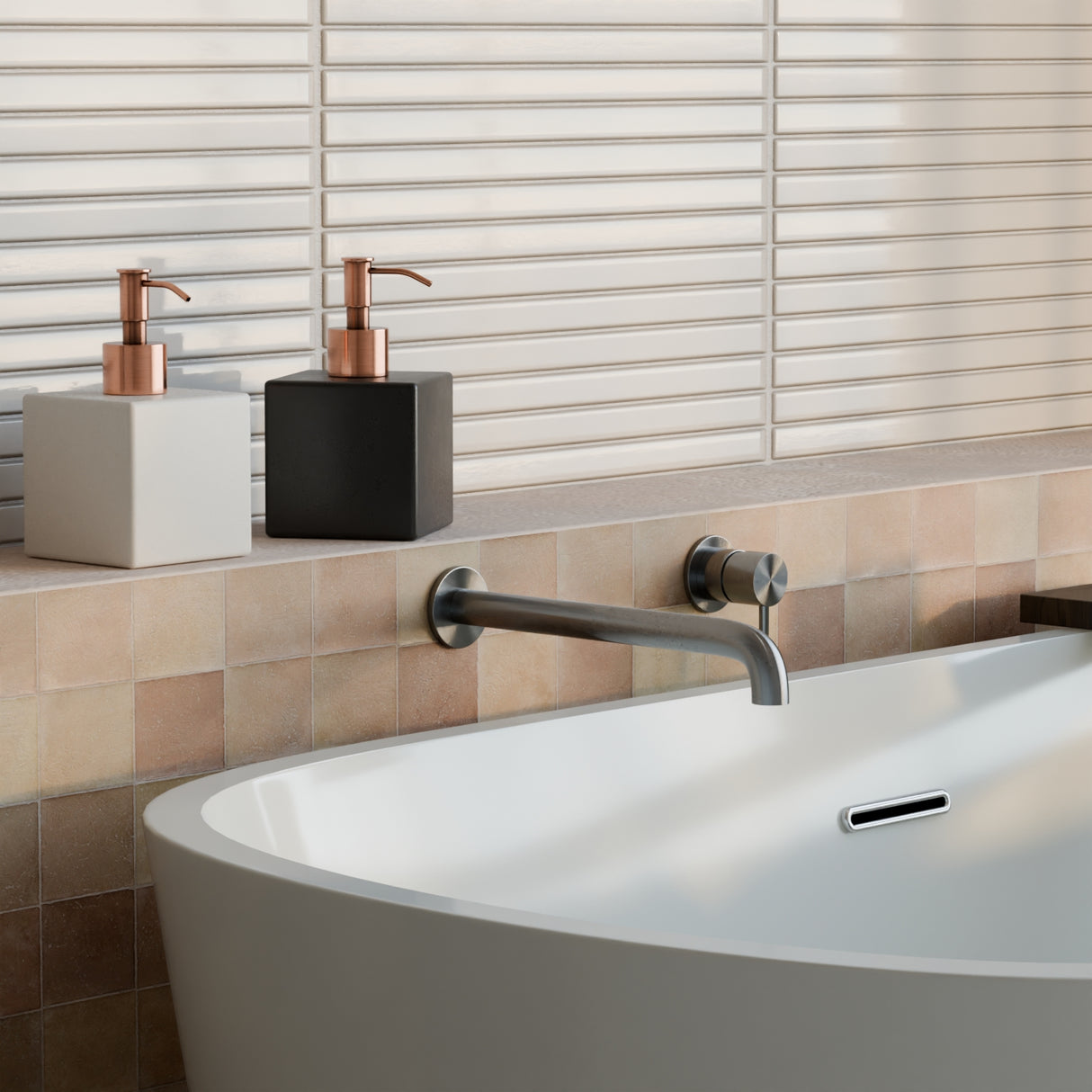 Mecca Basin/Bath Spout Only 250mm Graphite