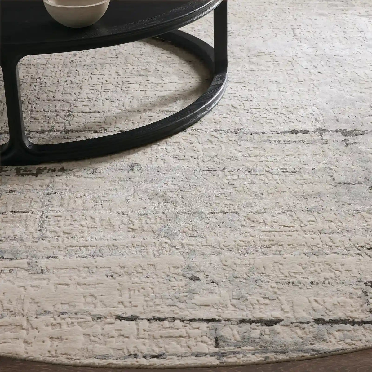 Wylie Luxury Round Rug Hand-knotted Carpet