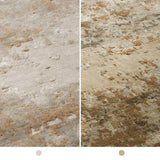 Viona Hand-Knotted Round Rug Wool & Rayon Blend Carpet